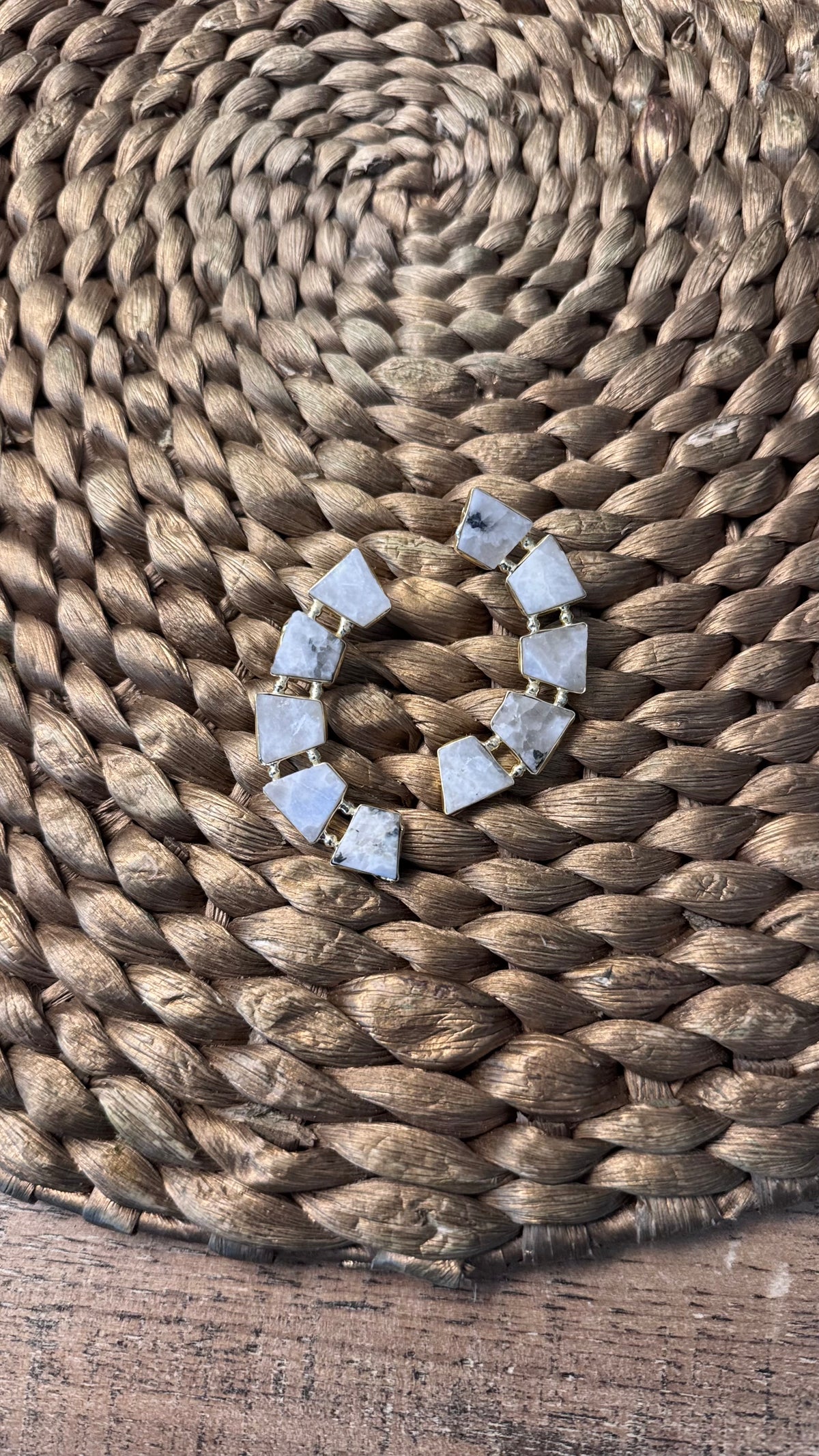 Cairn Earrings in White