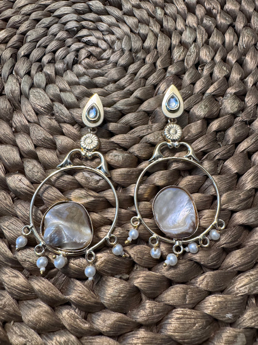 Elegance in White Earrings